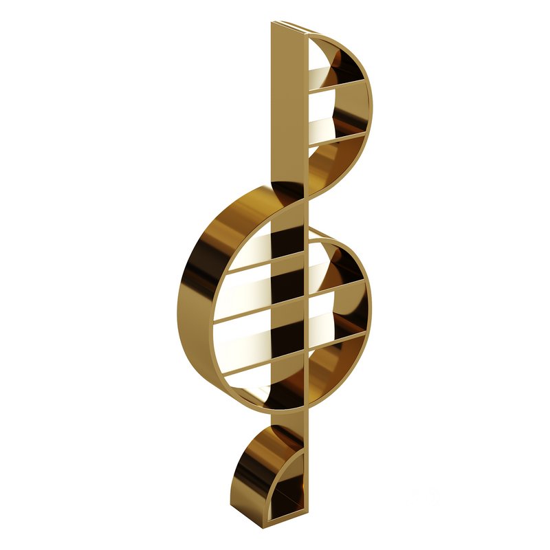 Musical Note Bookshelf Image 7