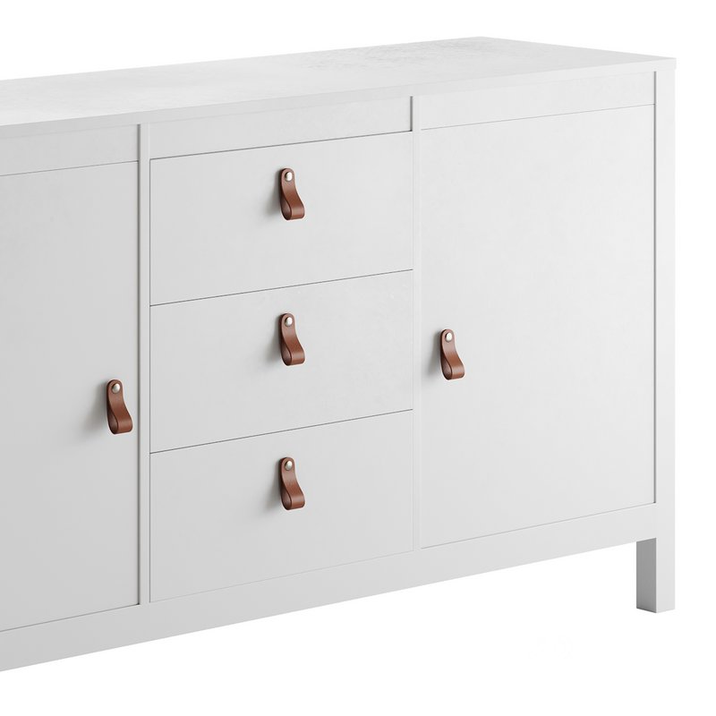 Mcintyre Wide 3 Drawer Sideboard Image 8