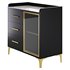 Modern Glass Door Wood Sideboard 2 - Thumbnail 8