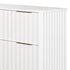 White Bedroom Dresser for Storage in Gold - Thumbnail 10