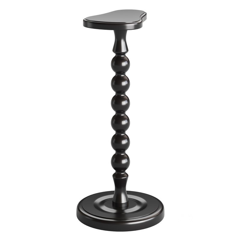 Retro Solid Wood Side Table Image 9