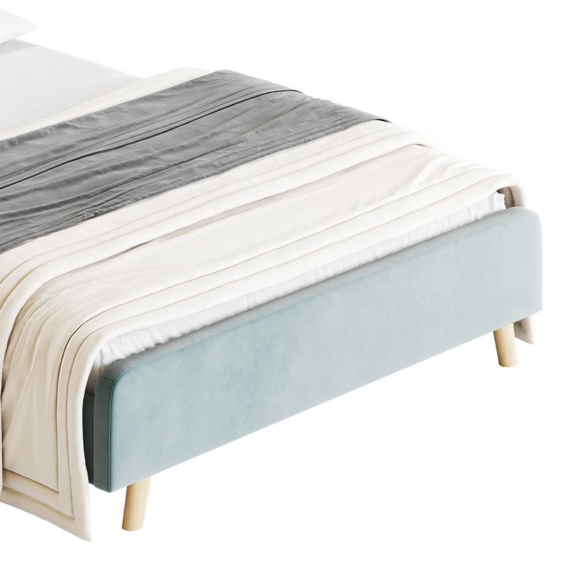 Emmerson Upholstered Low Rise Bed Frame Image 10