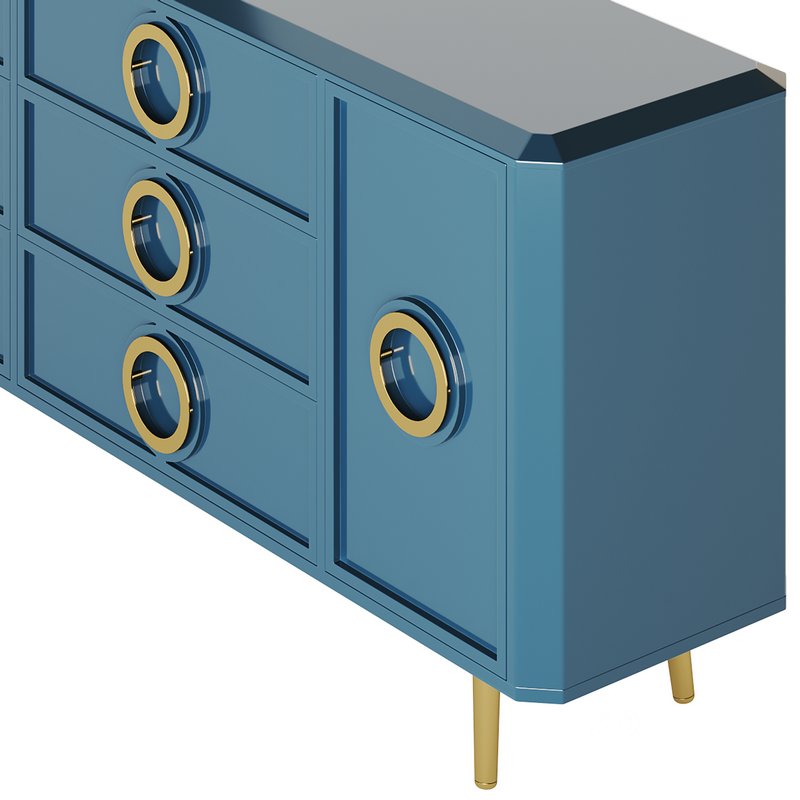 Rindix Blue Sideboard Image 9