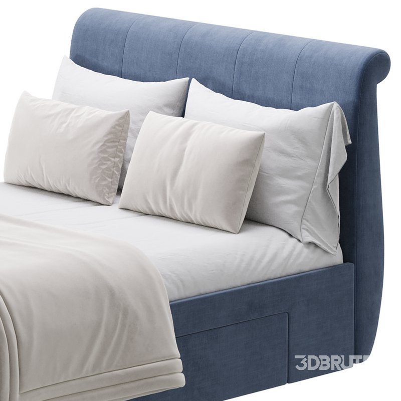 Lucia Upholstered Bed Image 9