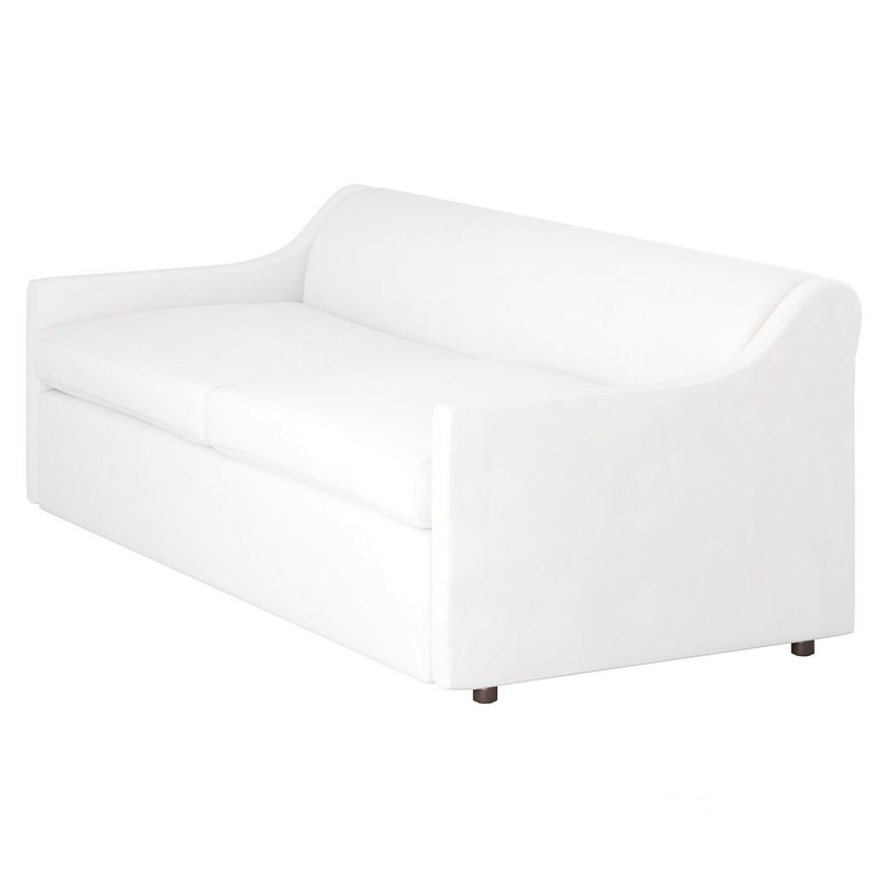 GREY PERFORMANCE FABRIC SLEEPER SOFA Image 9