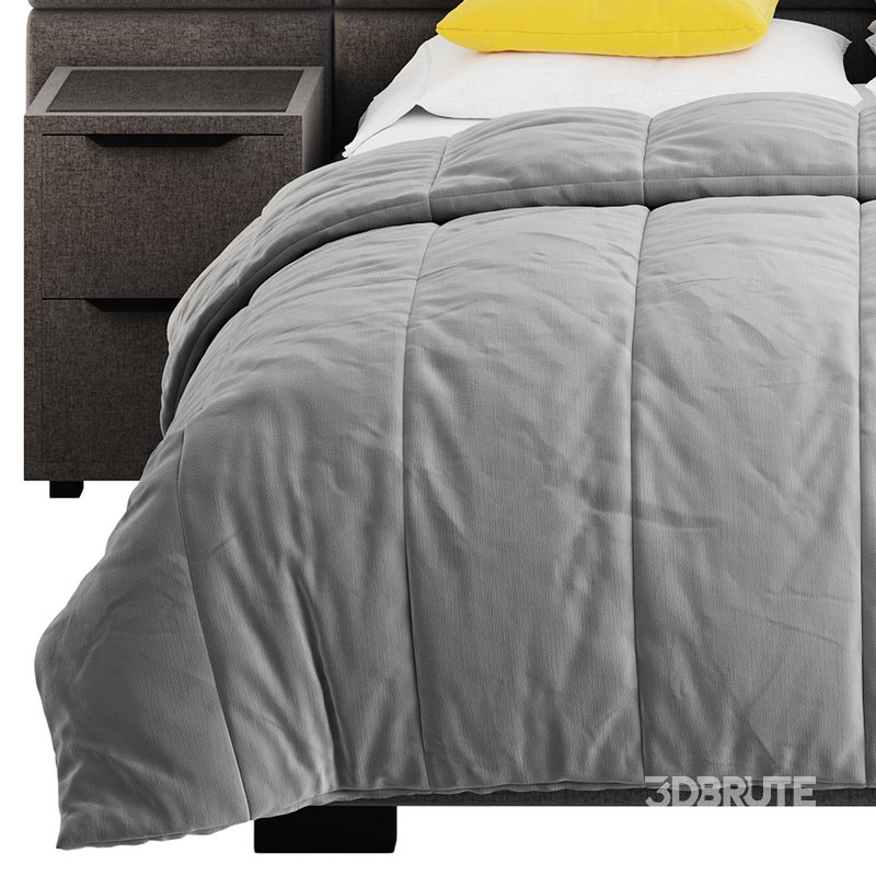 Hart Upholstered Bed Frame Image 10