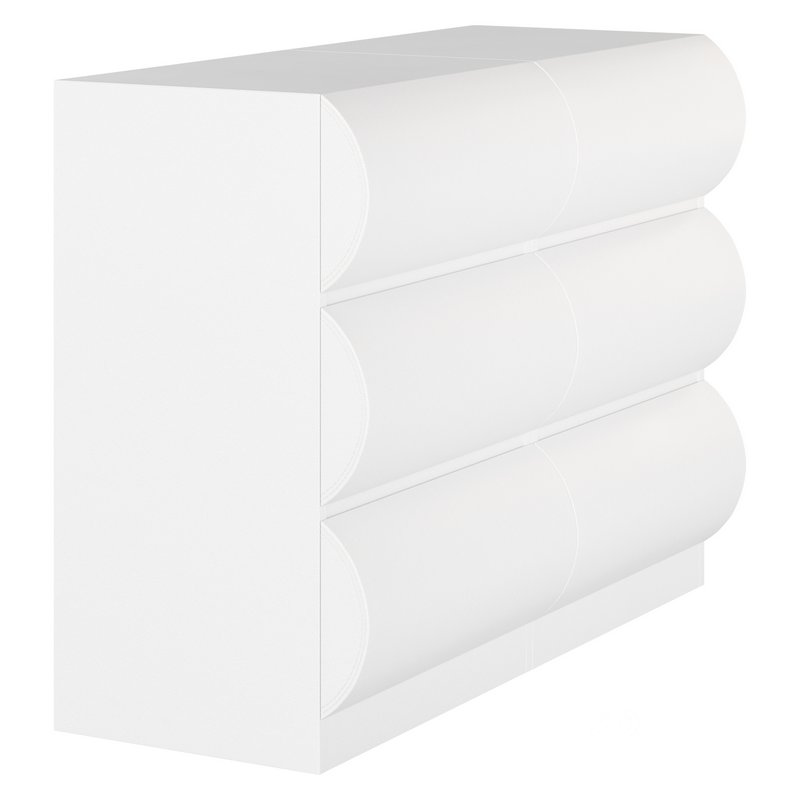 Humply Modern White Leather Image 8