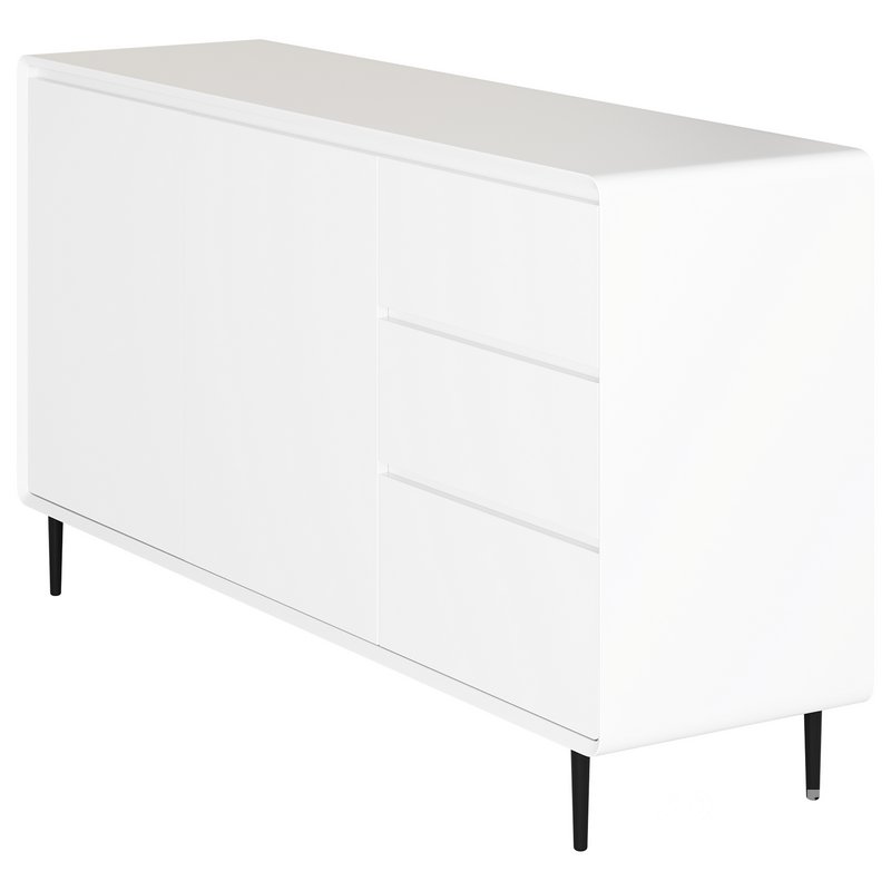 Modern Wood Sideboard with 2 Doors Image 10