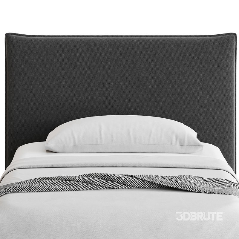 Fasde grey bed Image 9