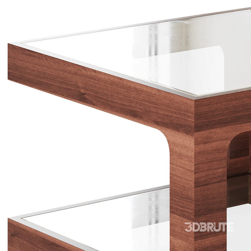 Modern Glass Side Table Image 9