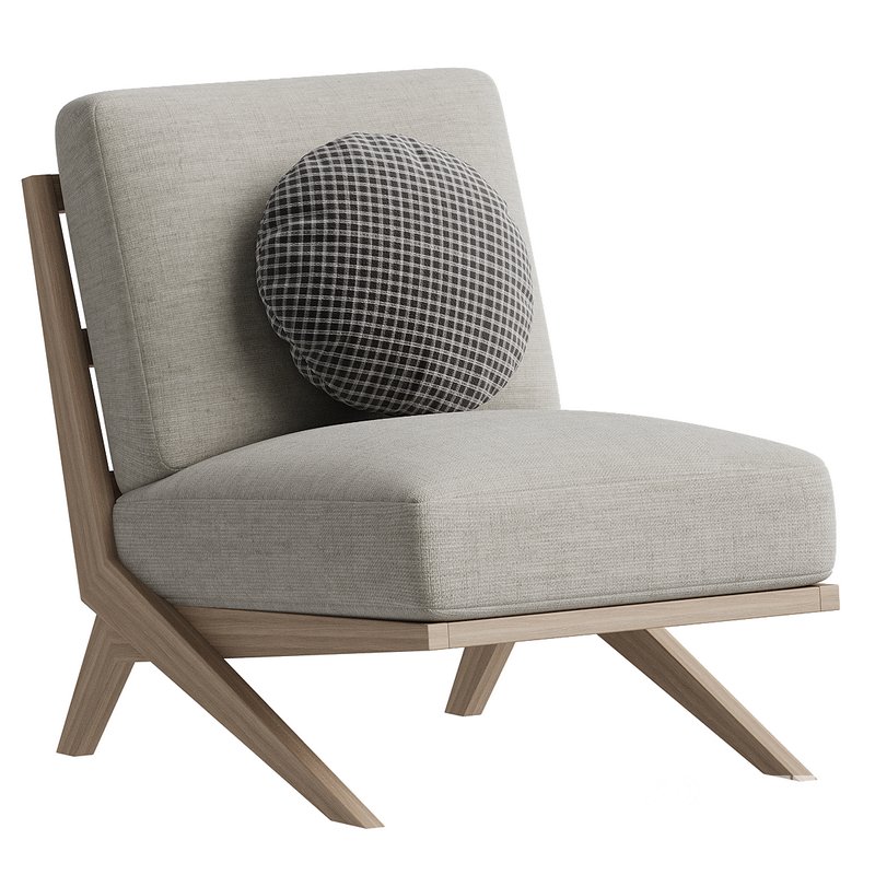 PALM SPRINGS Fabric Armchair Image 1