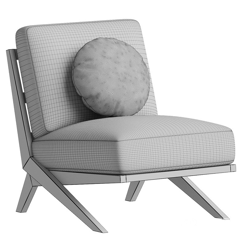 PALM SPRINGS Fabric Armchair Image 3