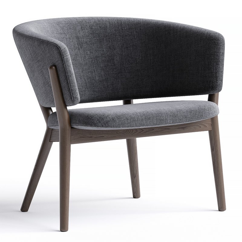 Roundish Arm Chair By Maruni Image 2