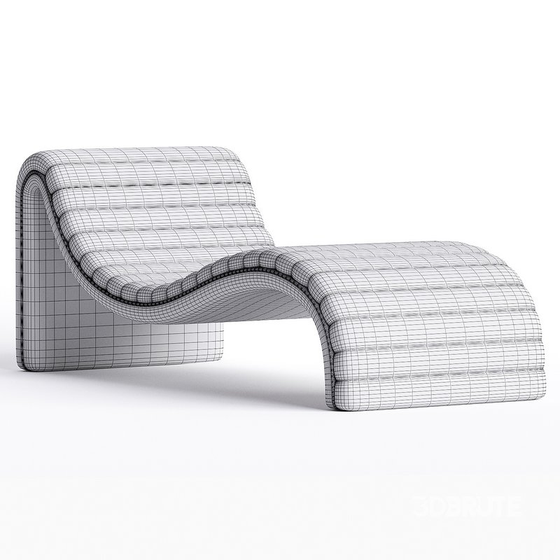Fauteuil long boucle gris Eichholtz Pioneer Image 4