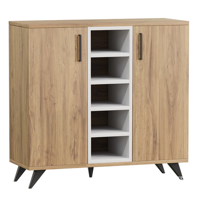 Leander bookcase with cupboards Image 3