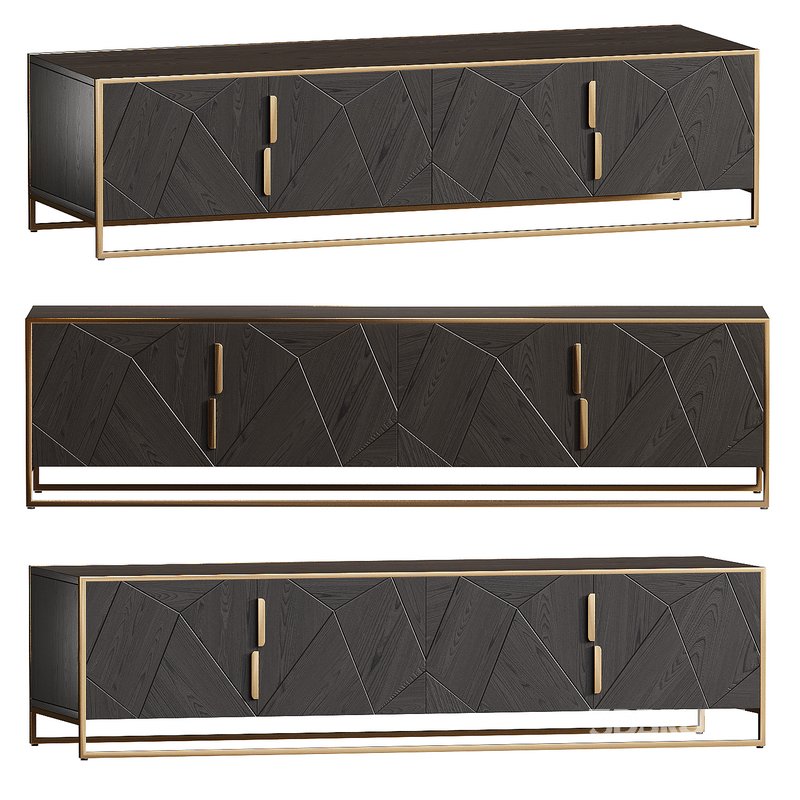 Lowboard Harry aus massivem Mangoholz Image 1