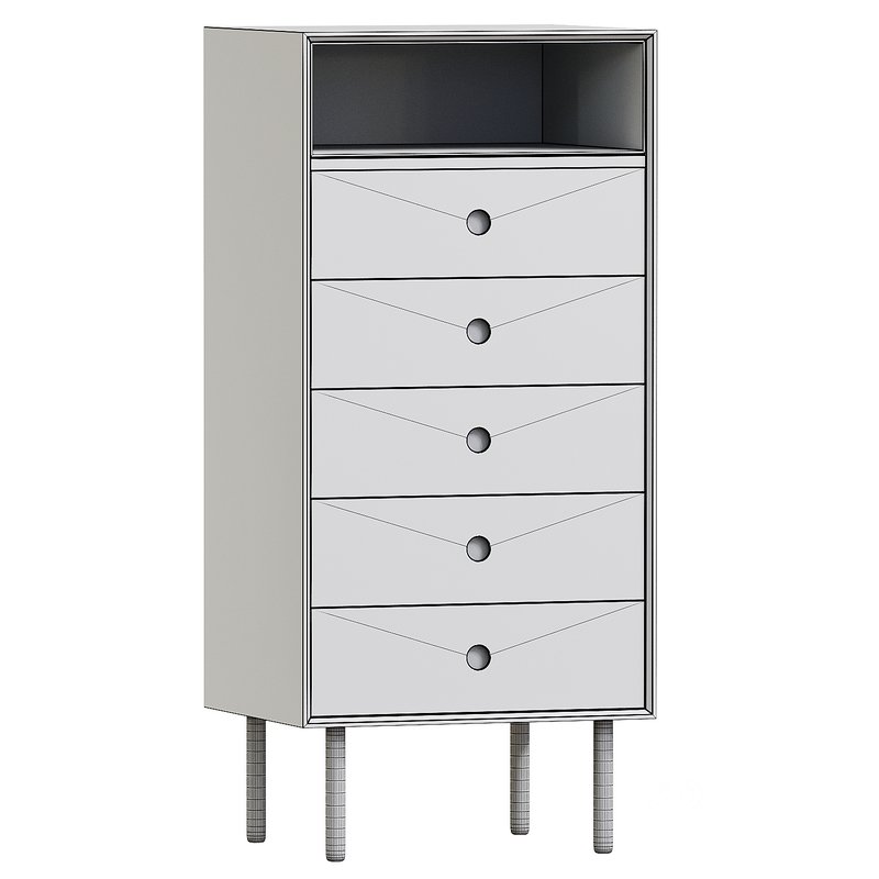 Pavel Solid Wood Accent Chest Image 2