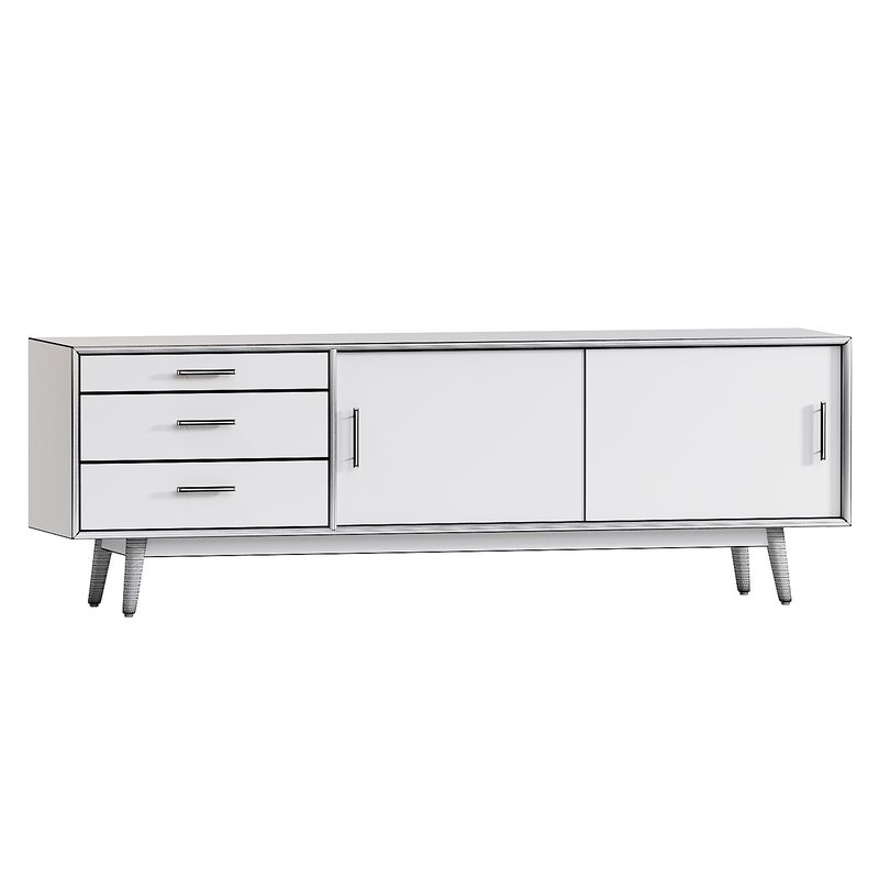 Mid-Century Media Console Image 2