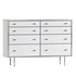 Modernist Wood & Lacquer 8-Drawer Dresser - Thumbnail 2