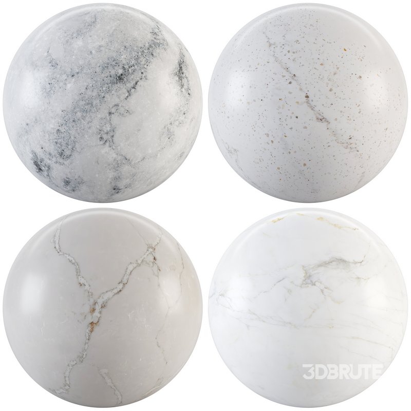Marble 105 (Carvan,Victorian,Pear White,Victory,stone) Image 1