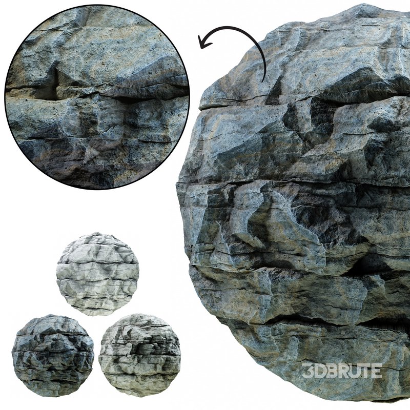 Rock Cliff 09 (Seamless) Image 1