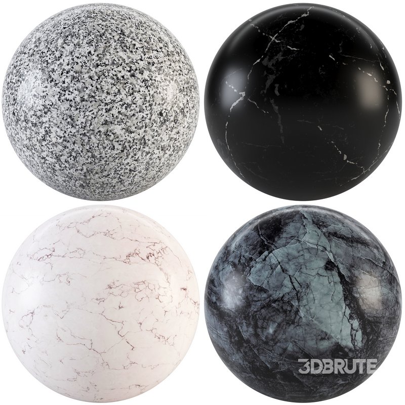Marble 106 (Marquina Blac,Arabesque White,perla,Foyer) Image 1