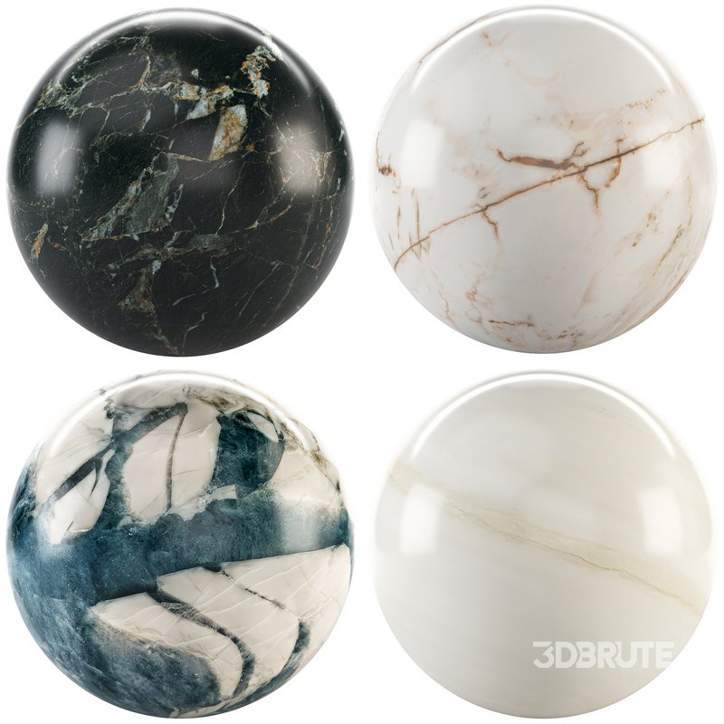 Marble 118 (Calacatta Oro,Marquina,Snow,Winter Icland) Image 2