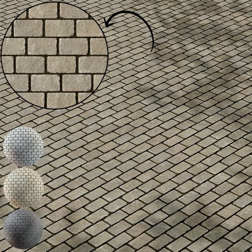 Stone Paving 04 (Seamless)