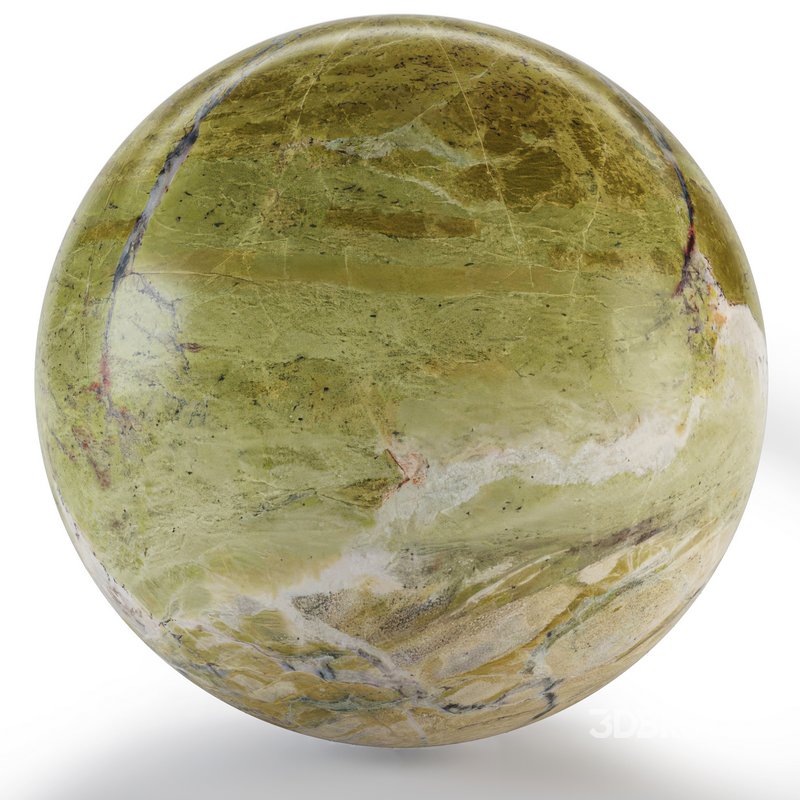 Marble 109 (Travertine,Green Heaven,stone) Image 3