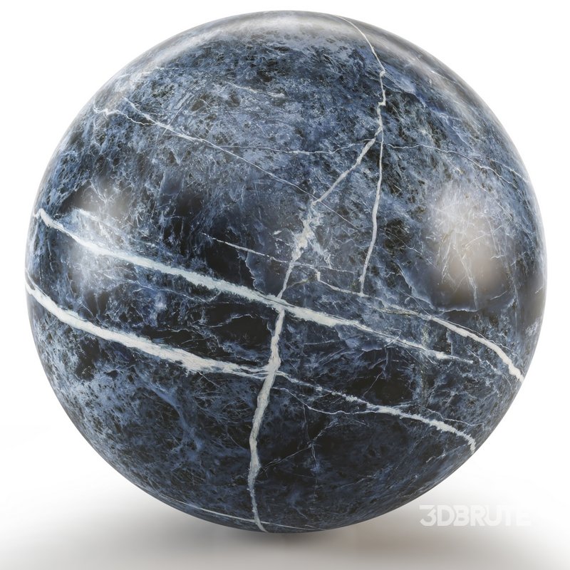 Marble 113 (Night Thunder,Galaxy,Forest,Terrazzo Nero) Image 2