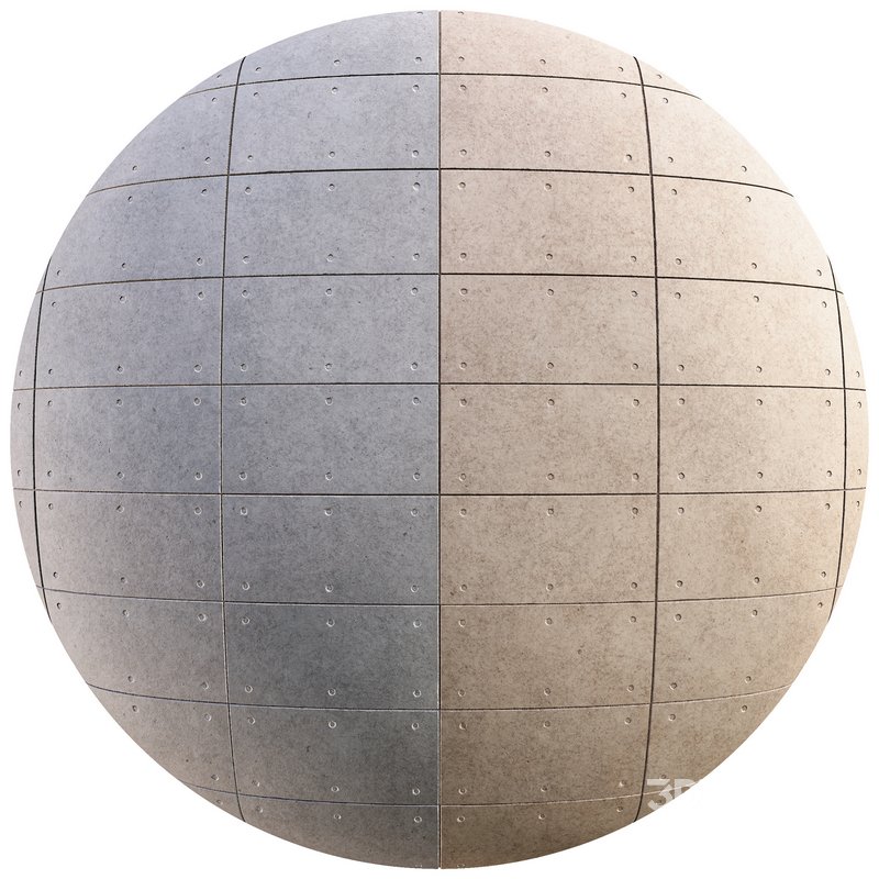 Concrete Plate Wall 04 (Seamless) Image 3