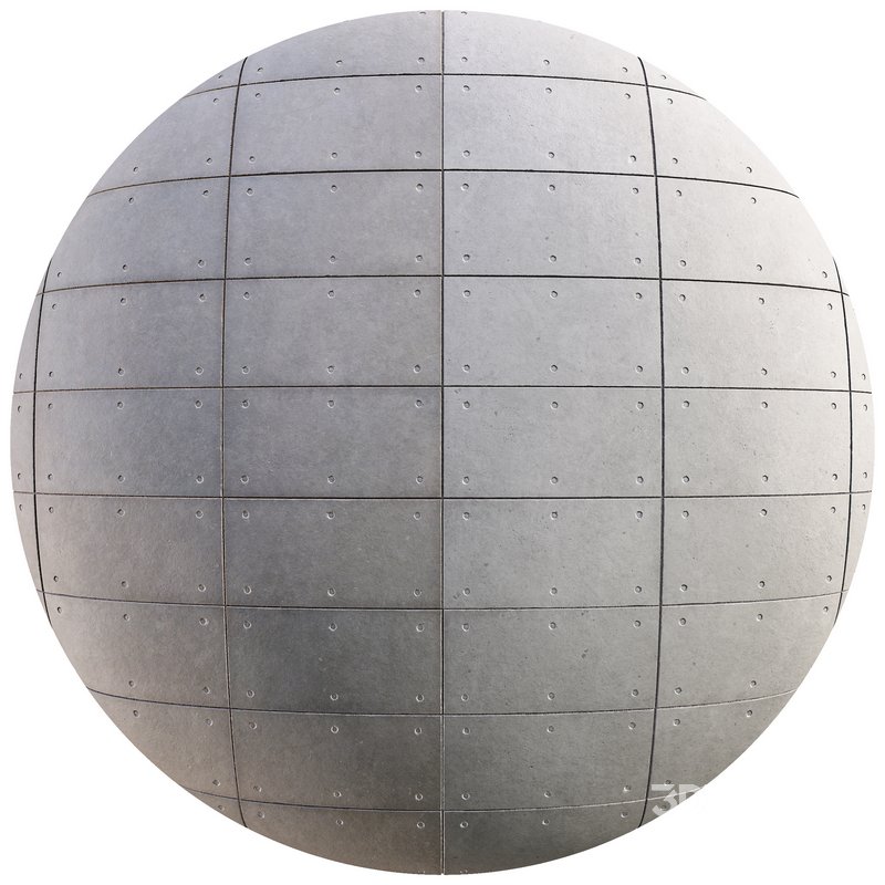 Concrete Plate Wall 04 (Seamless) Image 5