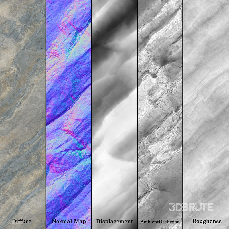 Rock Cliff 07 (Seamless) Image 4