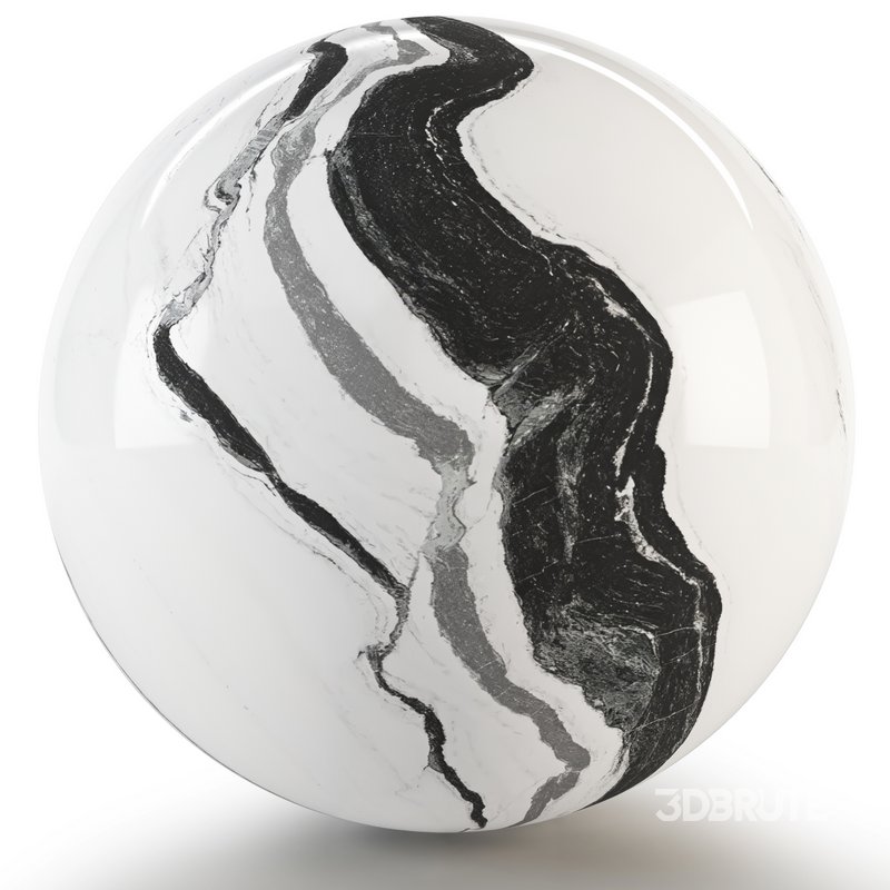 Marble 119 (Aesthetica,Onyx,Emerald,Panda) Image 7