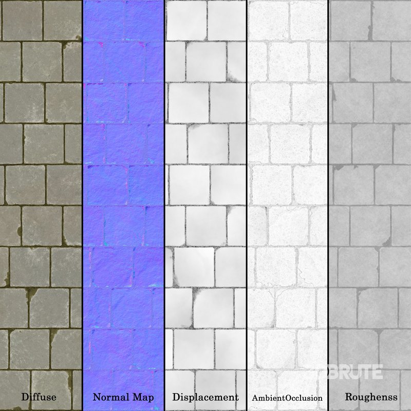 Stone Paving 05 (Seamless) Image 7