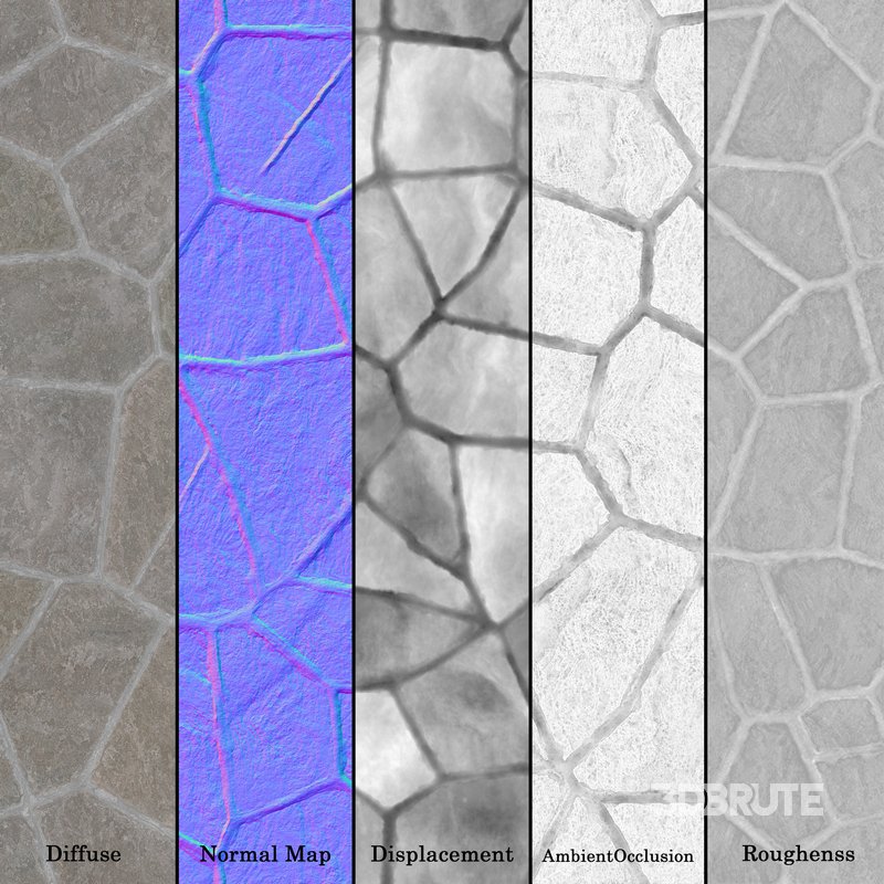 Stone Paving 07 (Seamless) Image 8