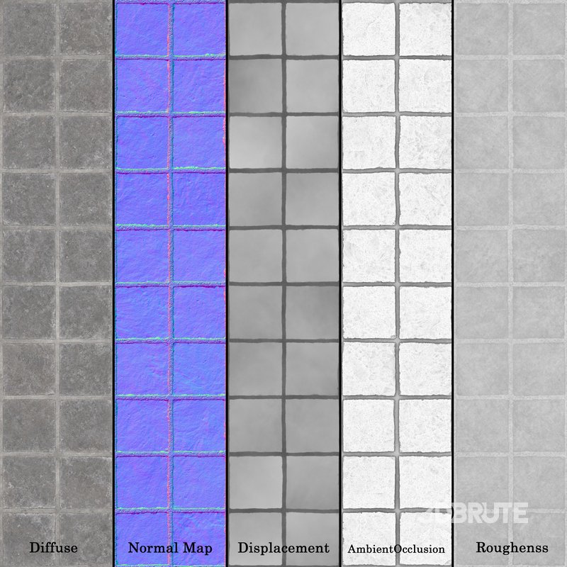 Stone Paving 01 (Seamless) Image 7