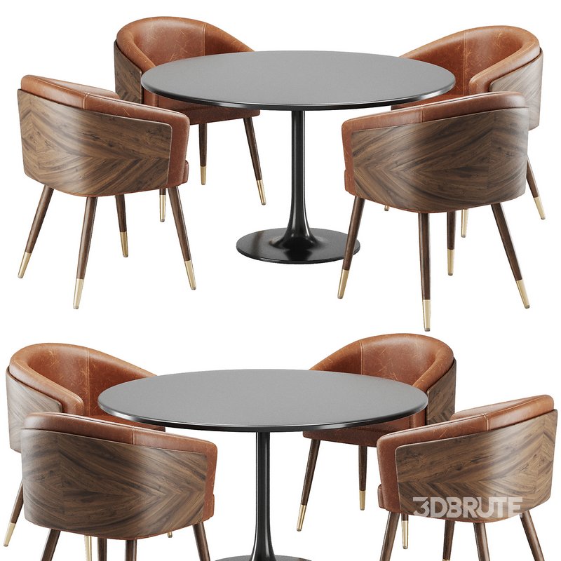 Dinning chair and table89 Image 1