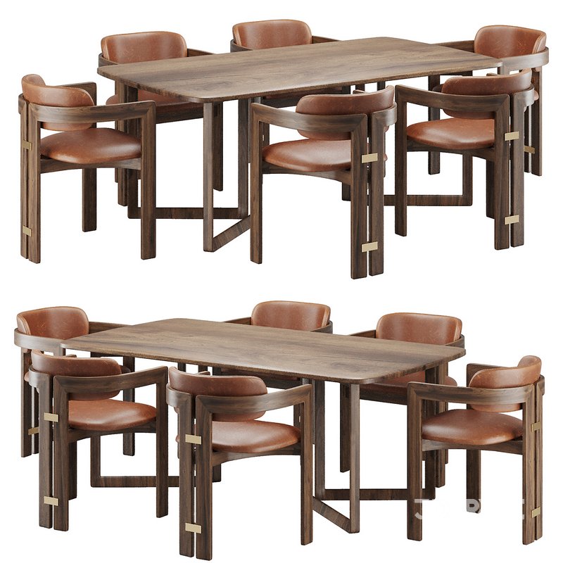 Dinning chair and table92 Image 1