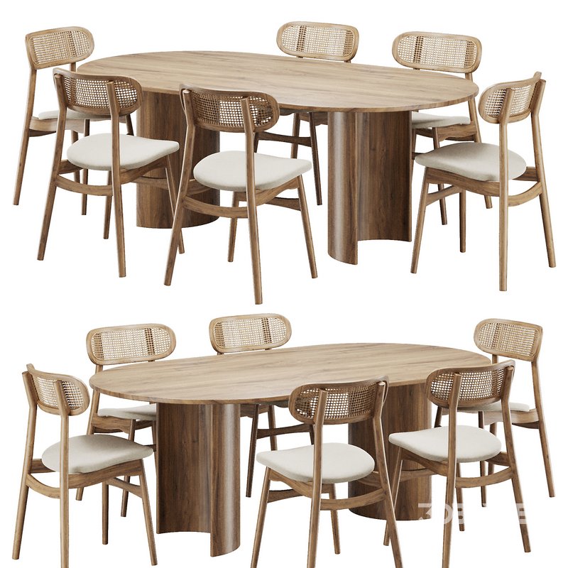 Dinning chair and table101 Image 1