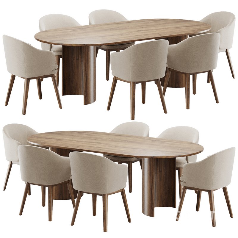 Dinning chair and table97 Image 1