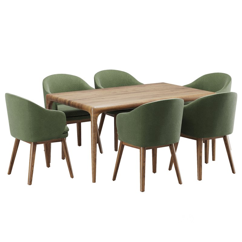 Dinning chair and table100 Image 3