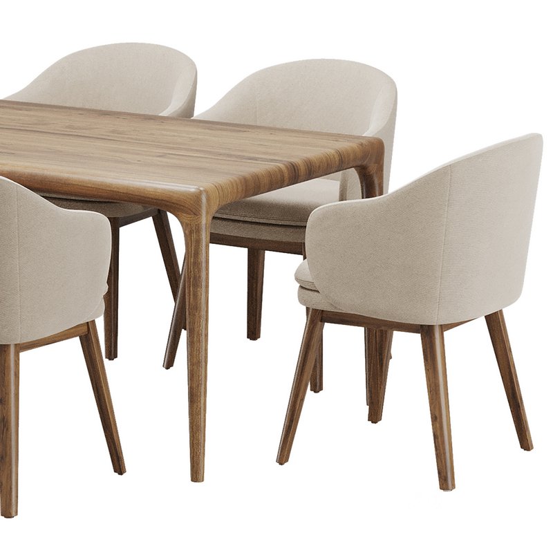 Dinning chair and table100 Image 4