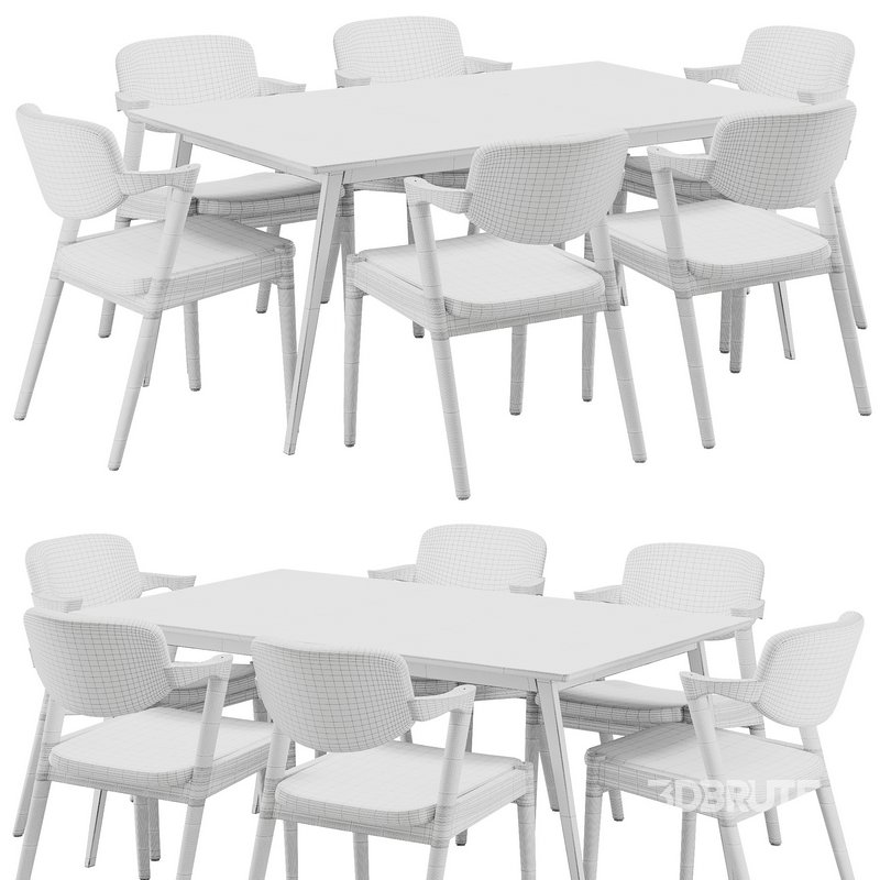 Dinning chair and table98 Image 8