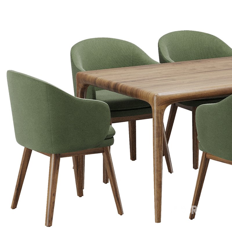 Dinning chair and table100 Image 5