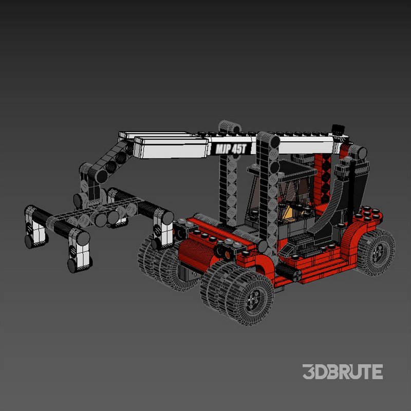 Lego 60336 Forklift truck Image 5