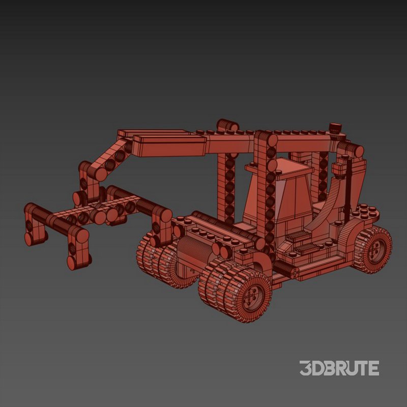 Lego 60336 Forklift truck Image 7