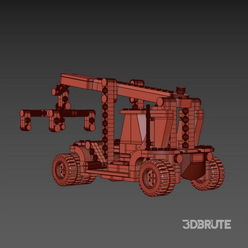 Lego 60336 Forklift truck Image 6