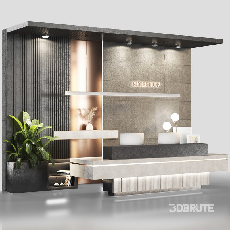 Reception lobby dark theme Image 1