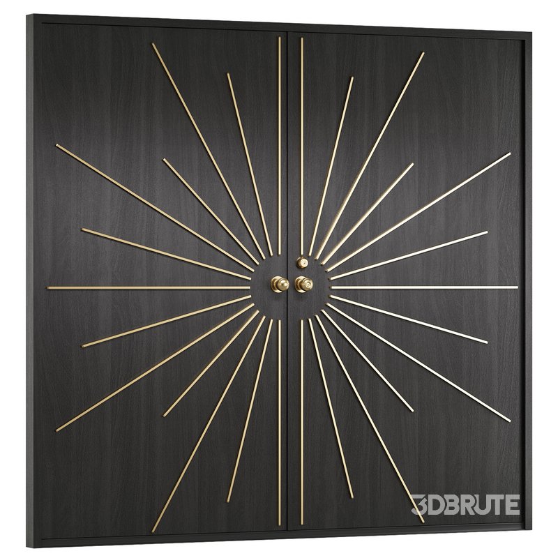 Modernist Double Entry Door Image 2